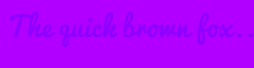 Image with Font Color 8E00FF and Background Color B100FF